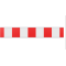 Barricade panel | with film RA1/A, red / white | Height: 250 mm